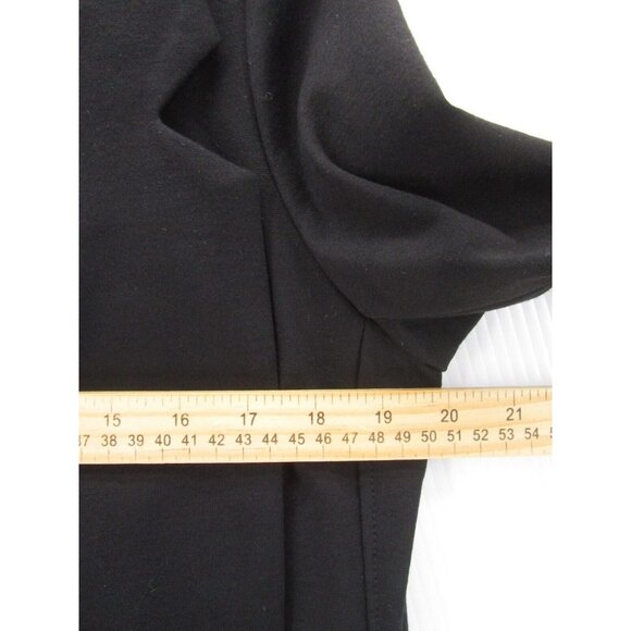 Elena Baldi Blazer Large Open Jacket Coat Career Stretch Pockets - Picture 4 of 9